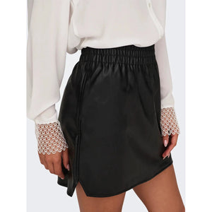 Blake Faux Leather Skirt - Only