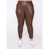 High Waisted Faux Leather Legging - Dex Plus