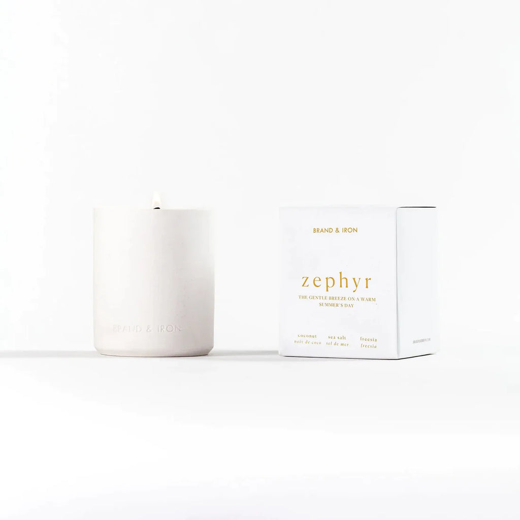 Zephyr Candle - Brand & Iron