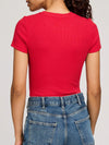 Tate Ribbed T-Shirt - Gentle Fawn