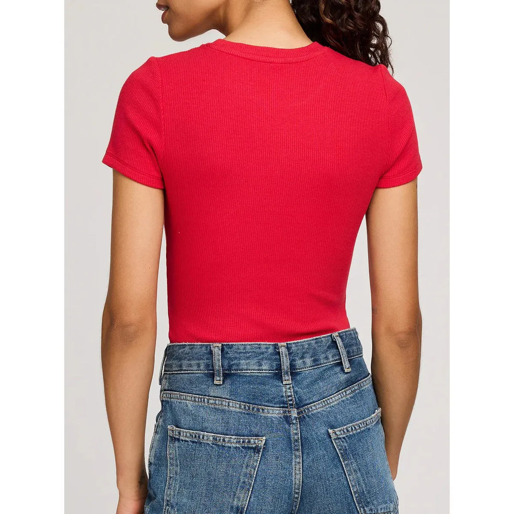 Tate Ribbed T-Shirt - Gentle Fawn