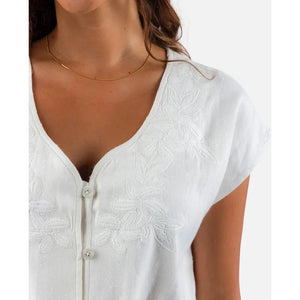 Tiki Embroidered Top - Ripcurl