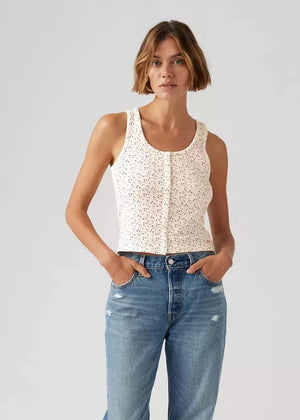 Dry Goods Pointelle Tank - Levis