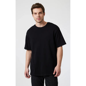 Drop Shoulder T-Shirt - Mavi