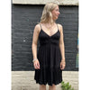 Sharlyn Adjustable Strap Shirred Dress - RD