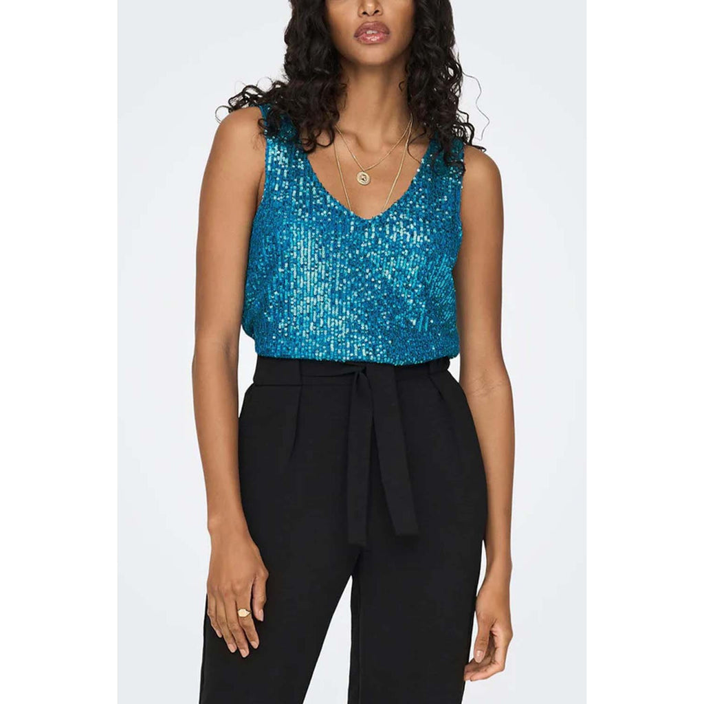 Ana Sequins Top - Only