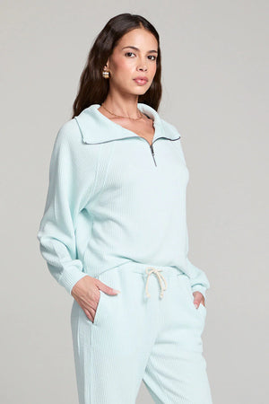 Half Zip Raglan Pullover - Saltwater Luxe