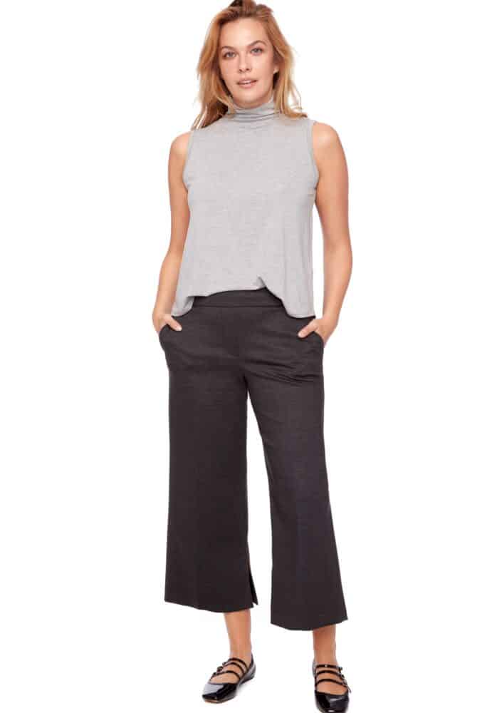 Senna Cropped Wide Leg Ponte Pant - I Love Tyler Madison