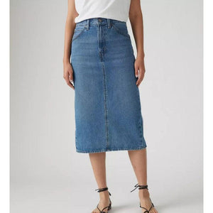 High Rise Back Slit Skirt - Levi's