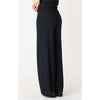 Textured Flowy Wide Leg Pants - Black Tape