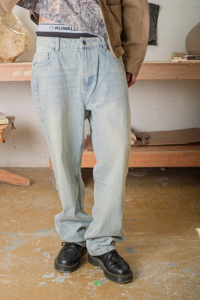 Baggy Darted Denim - Kuwalla
