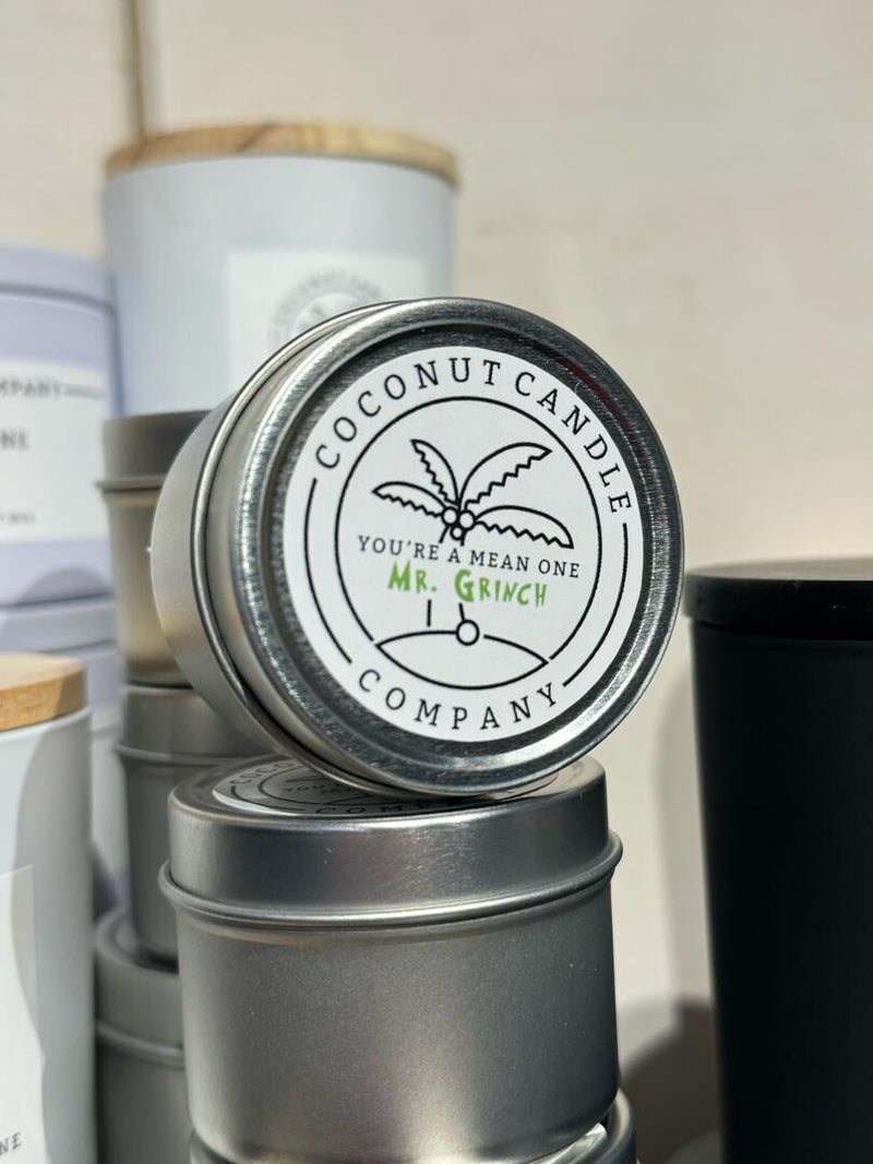Mr. Grinch 2oz Metal Tin - Coconut Candle Company