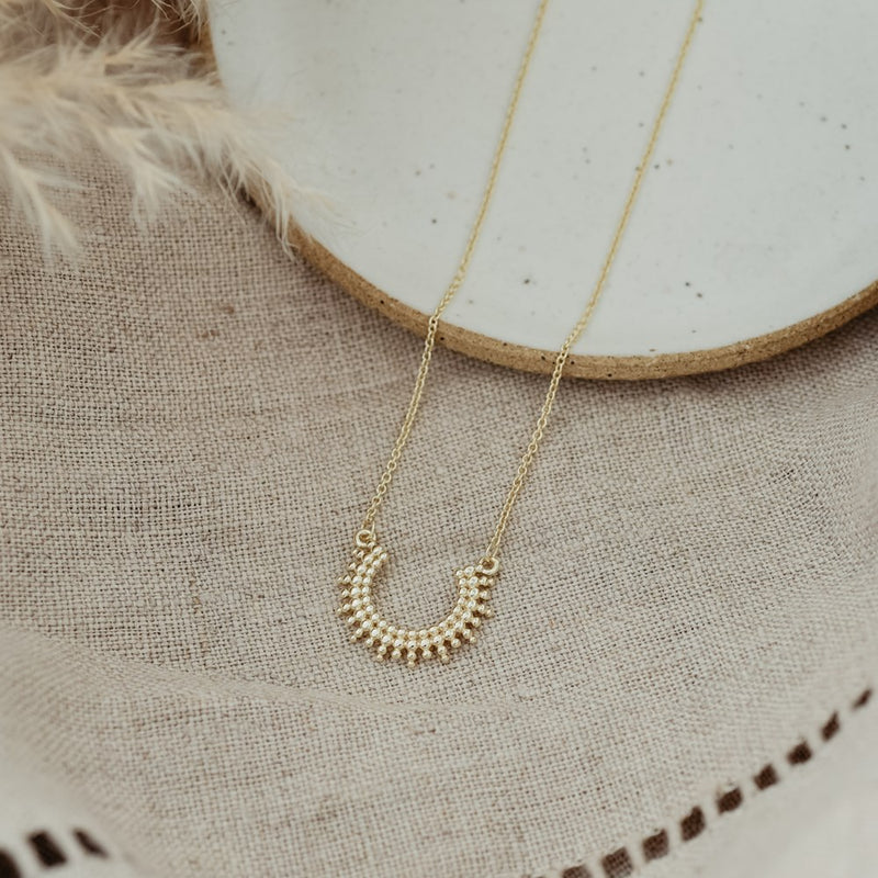 Curved Luck Necklace - Glee