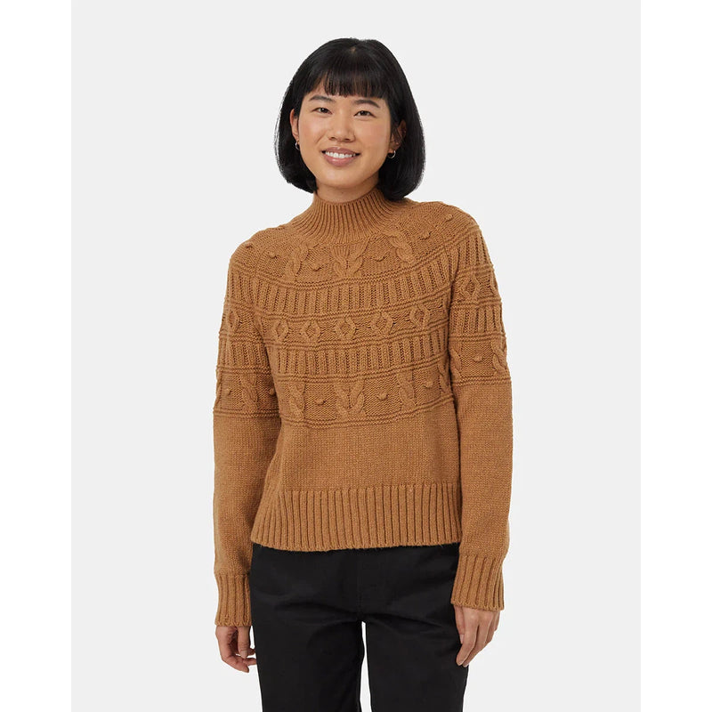 Highline Pom Neck Sweater - Ten Tree