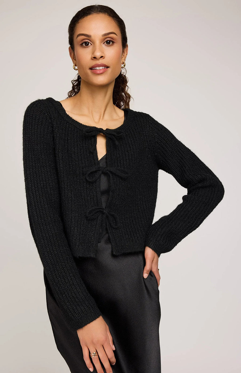 Shayla Tie Cardi - Gentle Fawn