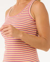 High Tide Stripe Rib Midi Dress - Ripcurl
