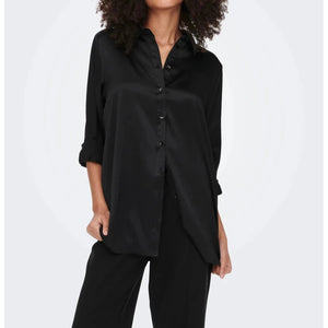 Victoria Loose Satin Shirt - Only