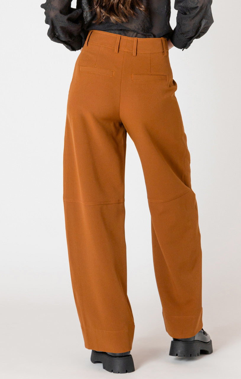 Barrel Leg Trouser - Black Tape