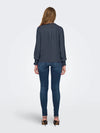 Mette V-Neck Smock Top - Only