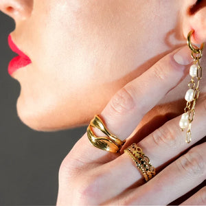 Perla Stacked Ring - Hackney Nine