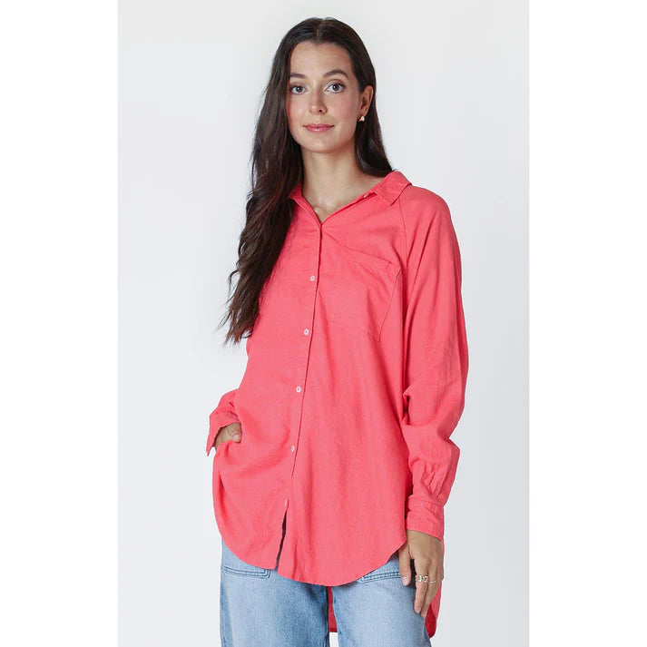 Button Front Blouse - Dex