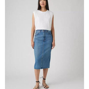High Rise Back Slit Skirt - Levi's