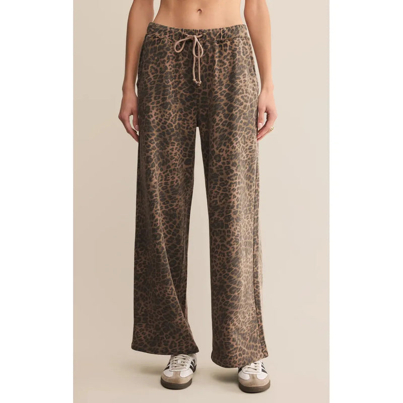 Hunter Leopard Knit Pant - Z Supply
