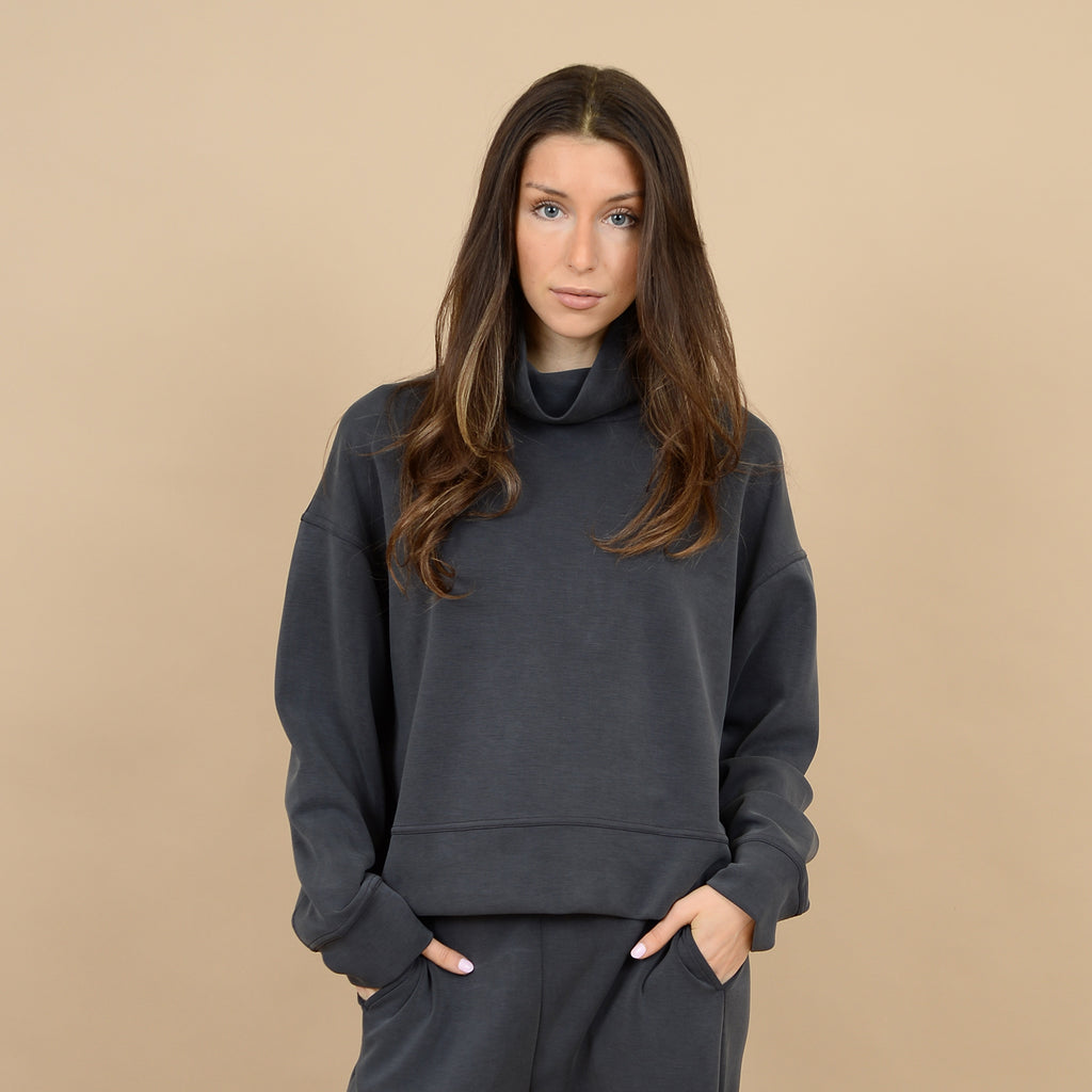 Peca Super Soft Modal LS Turtleneck - RD