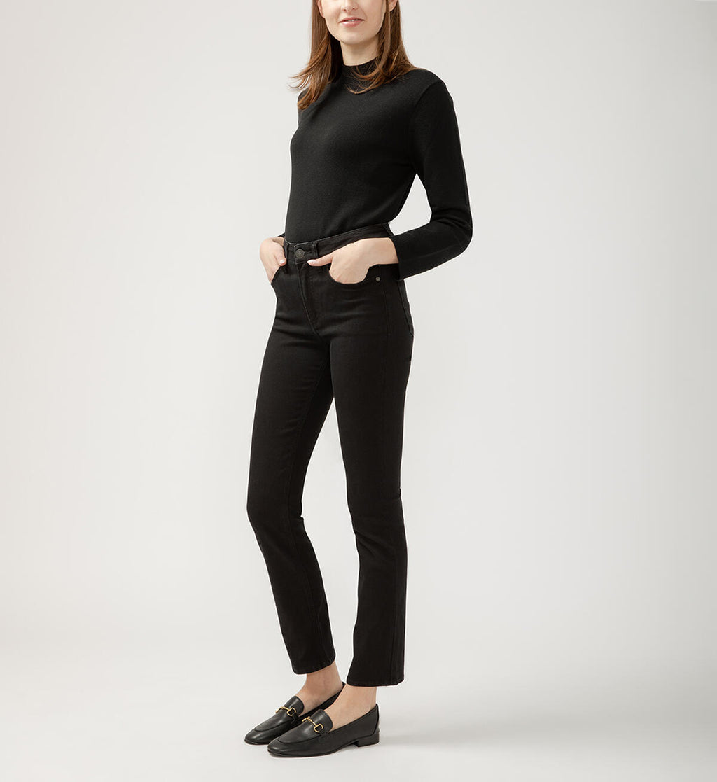 Avery Straight Jean - Silver