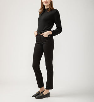 Avery Straight Jean - Silver