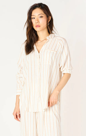 Oversized Button Front Shirt - Dex