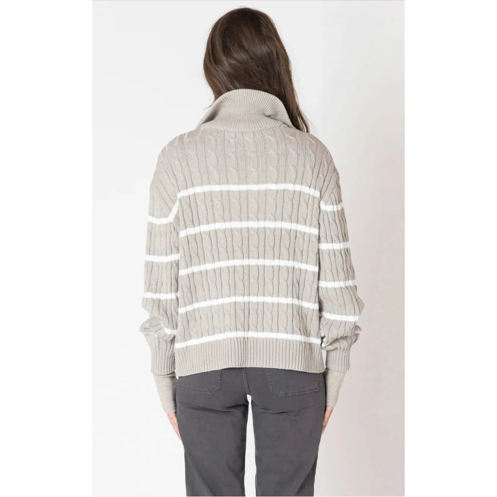 Half Zip Cable Sweater - Dex