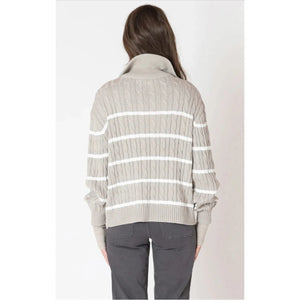 Half Zip Cable Sweater - Dex