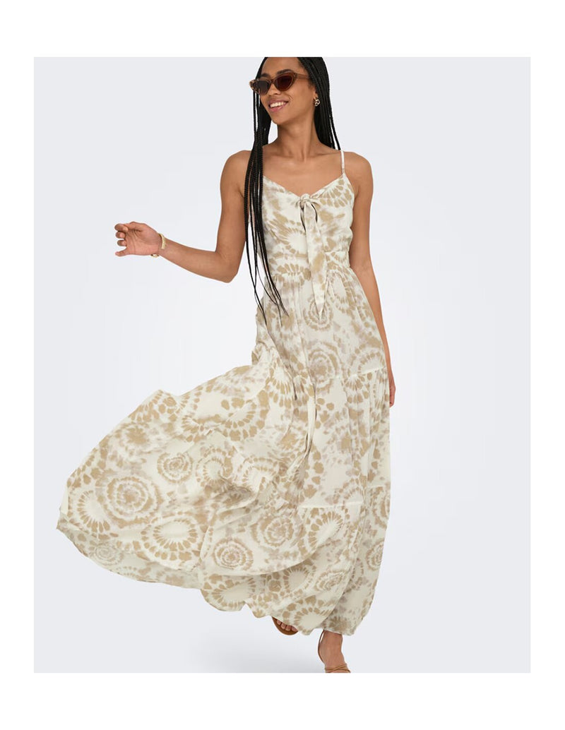Chiara S/L Knot Long Dress - Only
