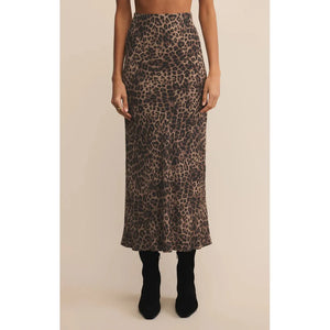 Izabel Leopard Skirt - Z Supply