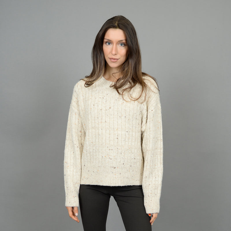 Adalina Long Sleeve Crew Neck Pullover - RD