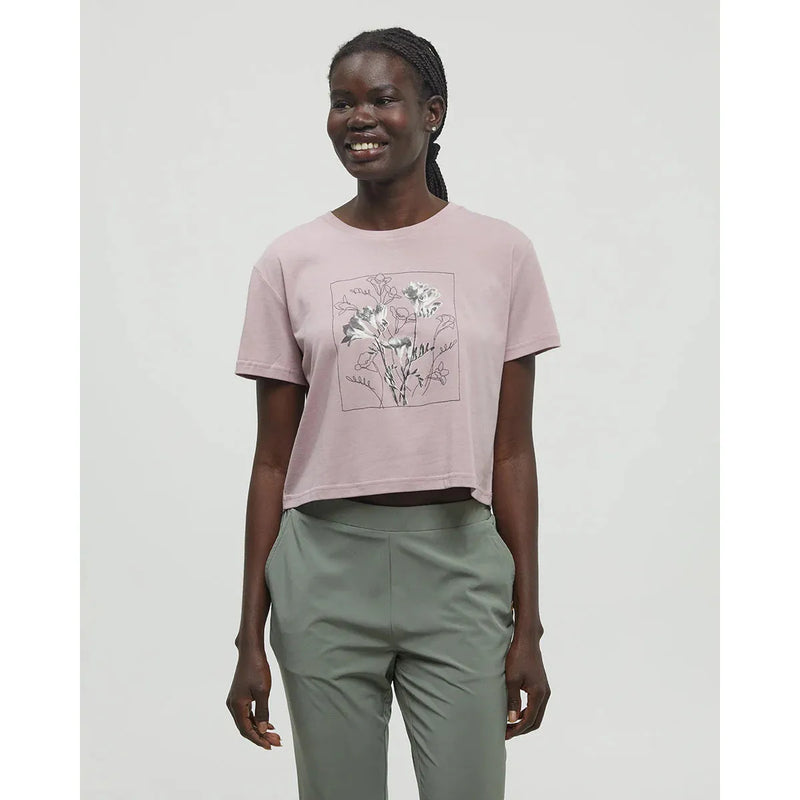 Floral Crop T-Shirt - Ten Tree