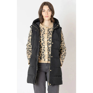 Hooded Puffer Vest - Dex