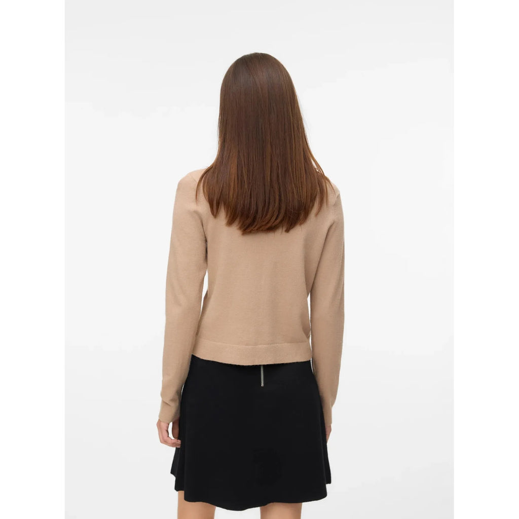 Vicky LS O-Neck Button Down Cardigan - Vero Moda