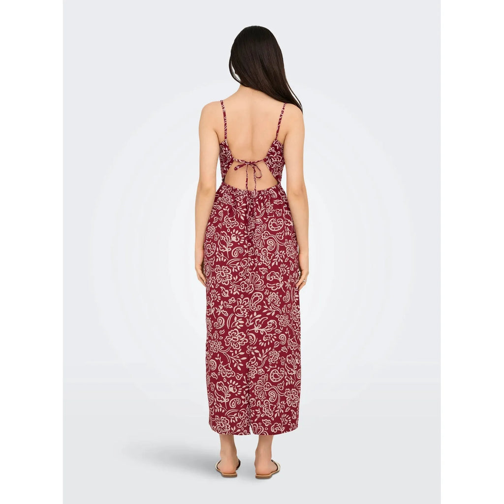 Jakiri Linen Strap Midi Dress - Only