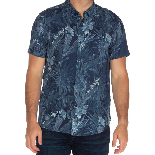 Eco Rayon Tropical Shirt - Guess