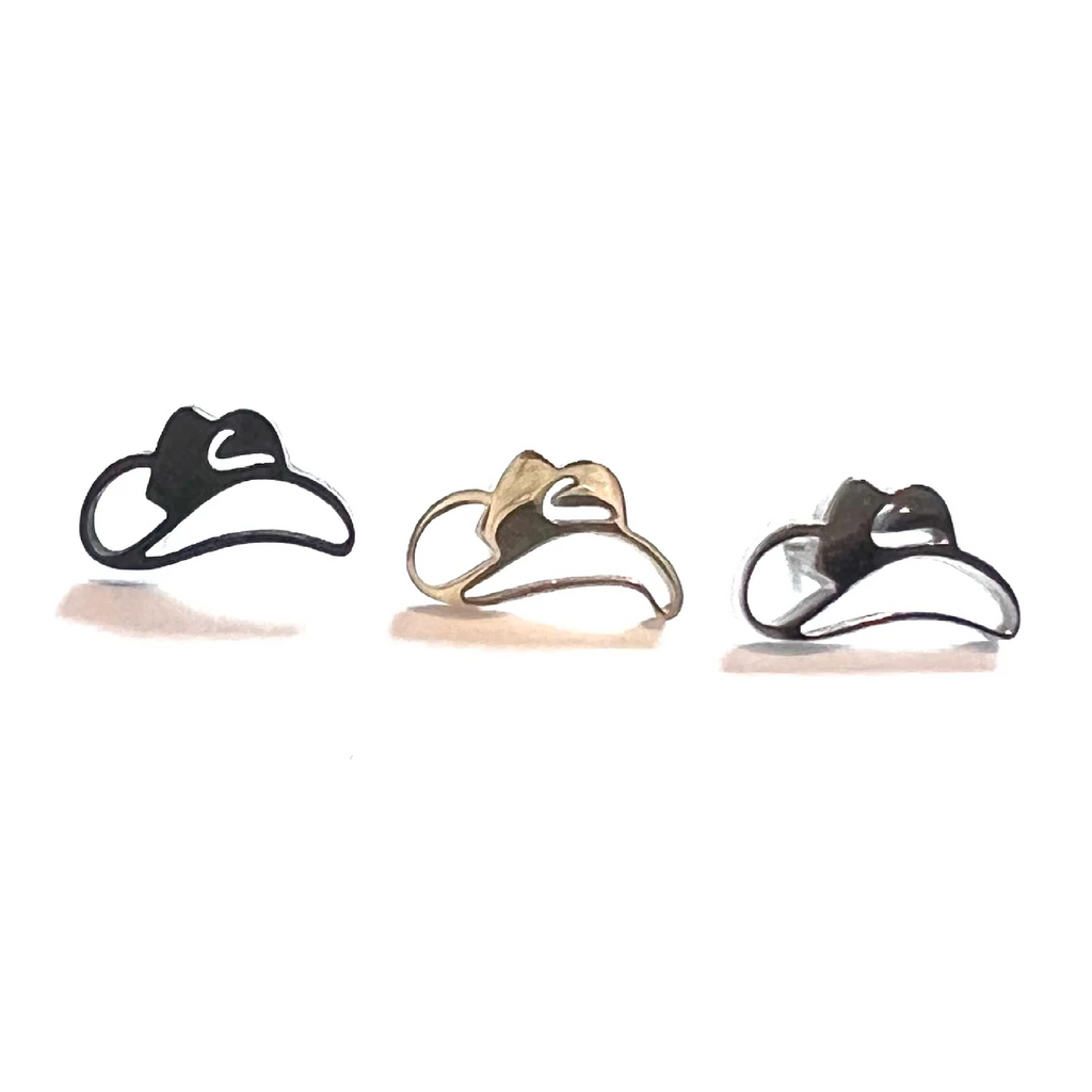 Western Hat Earring - Royce & Oak