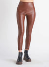 High Waisted Faux Leather Legging - Dex Plus