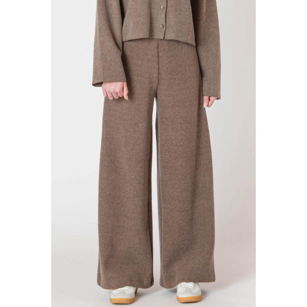 Wide Leg Ribbed Pant - Dex