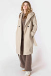 Belted Hooded Coat - Room 34