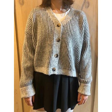Dimi L/S V-Neck Knit Cardigan - Noisy May