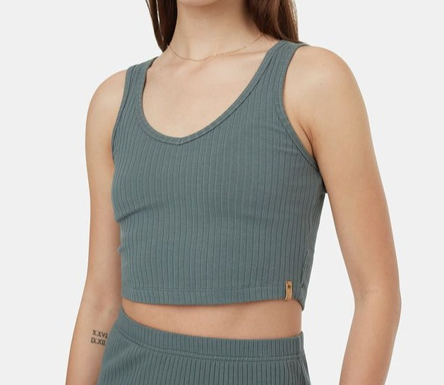 Cropped Fitted Tank - Ten Tree