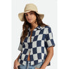 Wesley Straw Packable Fedora - Brixton