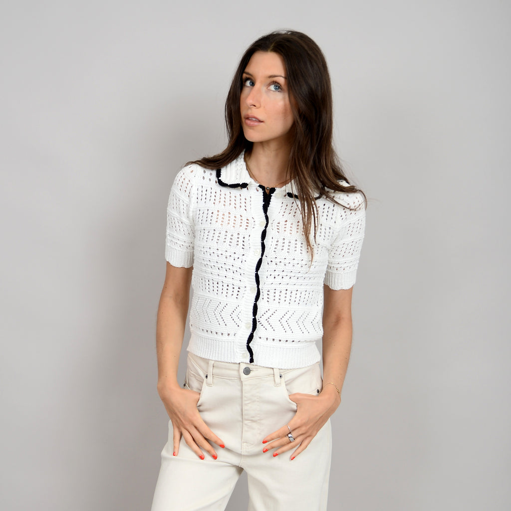Caden Short Sleeve Shirt Neck Bole - RD