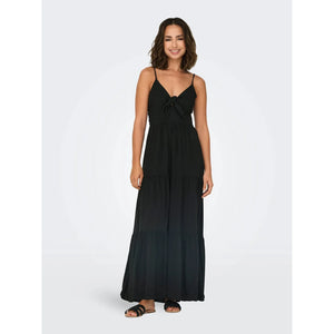 Jennie S/L Knot Long Dress - Only